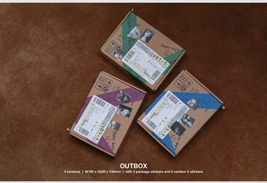 BTS V [LAYOVER] Album RANDOM CD+3 Buch+2 Post Karte+5 Foto Karte+Poster+List+etc - Bild 3 von 4