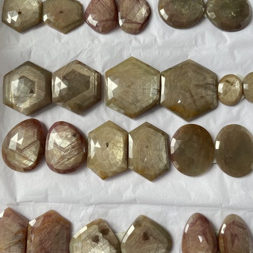 Zaffiro stella taglio brillante sciolto sfaccettato pietra preziosa di alta qualità naturale - Foto 5 di 6