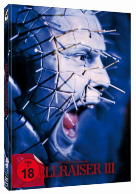 ''HELLRAISER III - HELL ON EARTH'' - Horror - ltd BLU RAY + DVD MEDIABOOK Cover A