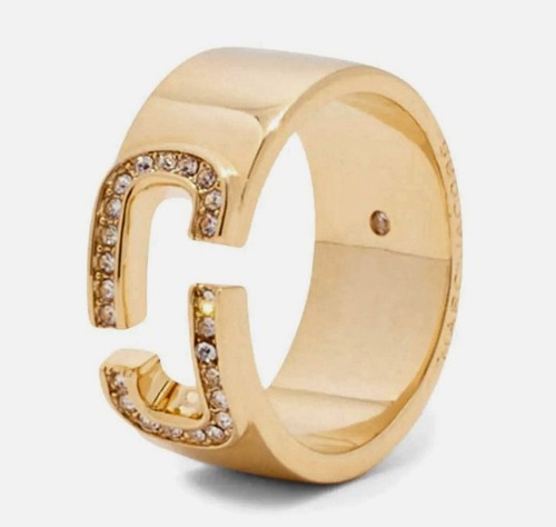 Anello Marc Jacobs J Marc Pavé oro misura S-1,8 mm/misura UK 0.”✨💫✨ - Foto 3 di 24