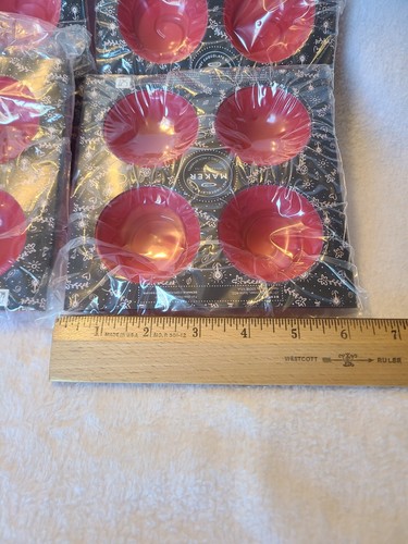 4er Set Heiße Schokolade Bombe Formen Rot Silikon Wirbel Formen 2" Groß. MAKER - Bild 5 von 6