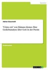 "Cómo era" von Dámaso Alonso. Eine Gedichtanalyse über Gott in der Poesie von Adrian Giacomelli (2015, Taschenbuch)