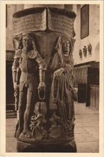 Old postcard postcard Rothenburg - funerary monument in the Franciscan church GERMANY (1074455)