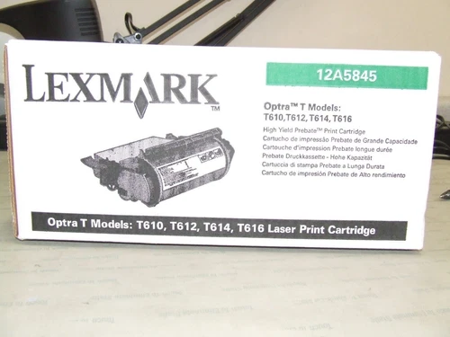 Lexmark 12A5845 - NEW ORIGINAL CARTRIDGE T610 T612 T614