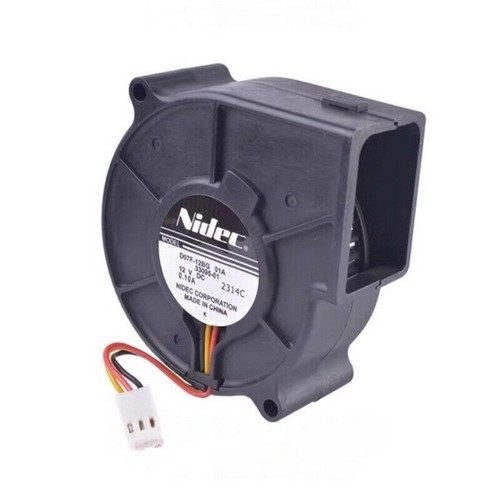 Nidec D07F-12BG 75mm 7530 Blower Server Cooling Fan DC 12V 0.10A 3Pin TG32 - Picture 2 of 3