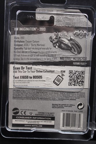 HW FANTASIE 2013 - MAX STEEL MOTORRAD - Karte Nr. 59/250 - Bild 6 von 6