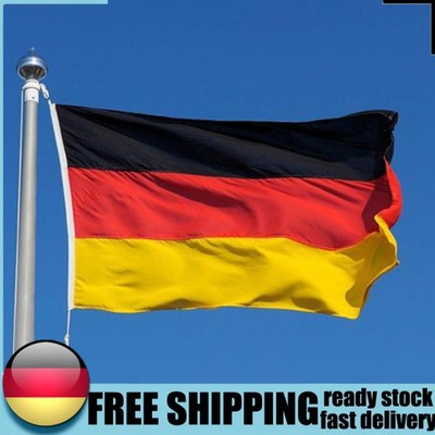 3x5FT Germany Flag Polyester Germany Banner Vivid Color Deutschland German Flag