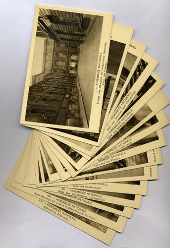 SERIE DE 15 CARTES POSTALES DE L'ASSEMBLEE NATIONALE. 1932 (L57) - Picture 1 of 12