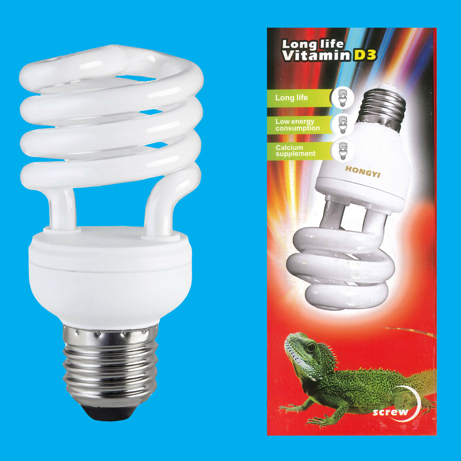 10x 13W CFL Spiral Vitamin D3 UVB 10.0 Plant, Reptilian E27 Screw Light Bulb 10x 13W CFL Spiral Vitamin D3 UVB 10.0 Plant, Reptilian E27 Screw Light Bulb