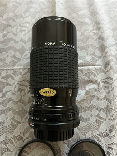 SIGMA ZOOM- K III Lens    1:3.5~4.5 & f=75~210mm    Untested - Picture 1 of 9