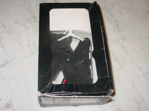 2014 Nike Air Jordan Retro 6 Black/Infrared 23 Crib Shoes! Size 2C w/Box! - Picture 1 of 6