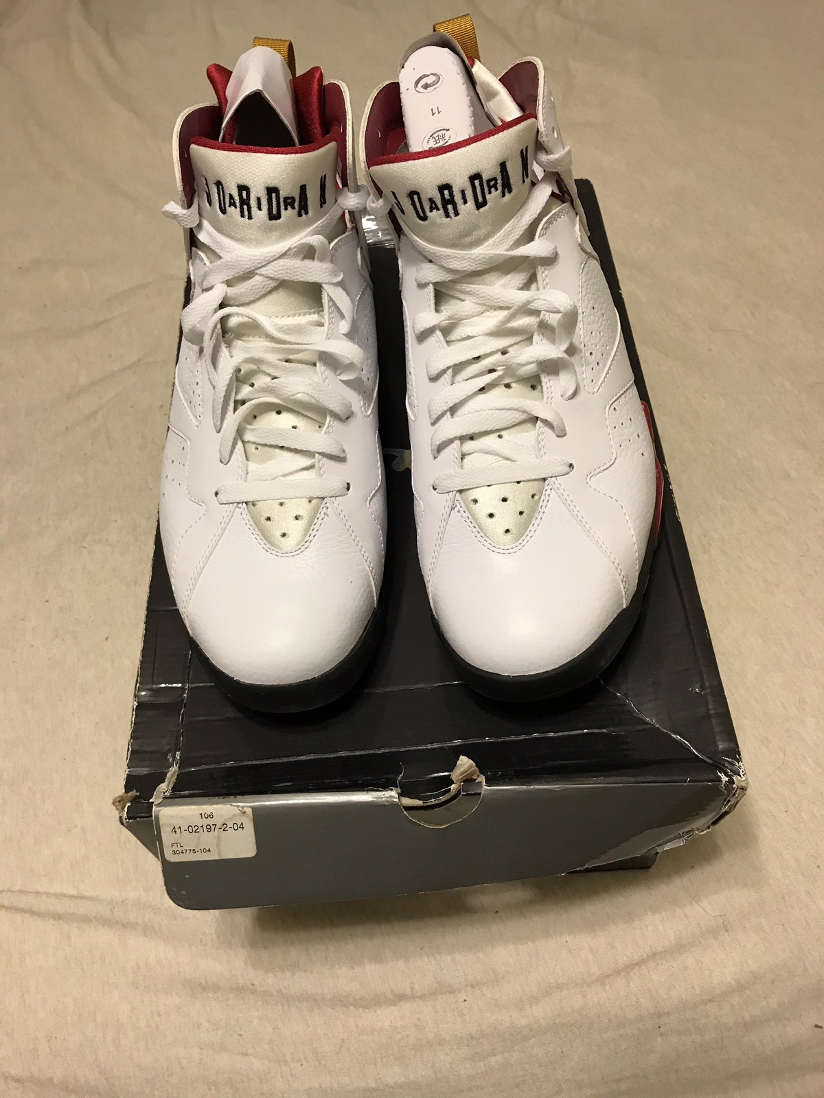 Nike Air Jordan Retro 7 Cardinal Size 11 Nike Air Jordan Retro 7 Cardinal Size 11