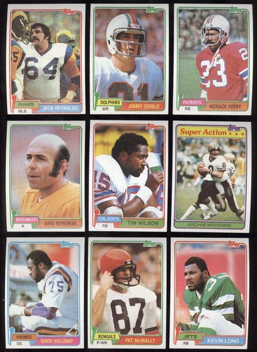 1981 TOPPS NFL FOOTBALL CARD + ROOKIE RC SEE LIST 227-528 - Picture 238 of 448