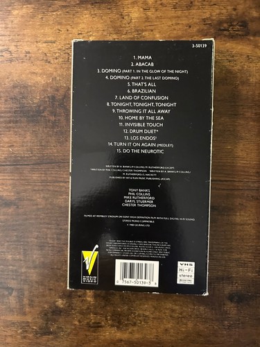 Genesis Invisible Touch Tour VHS (1988) - Picture 5 of 7