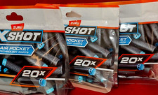Three NEW Zuru Xshot Darts Packs 20 Shots per pack Works With All Major Brands