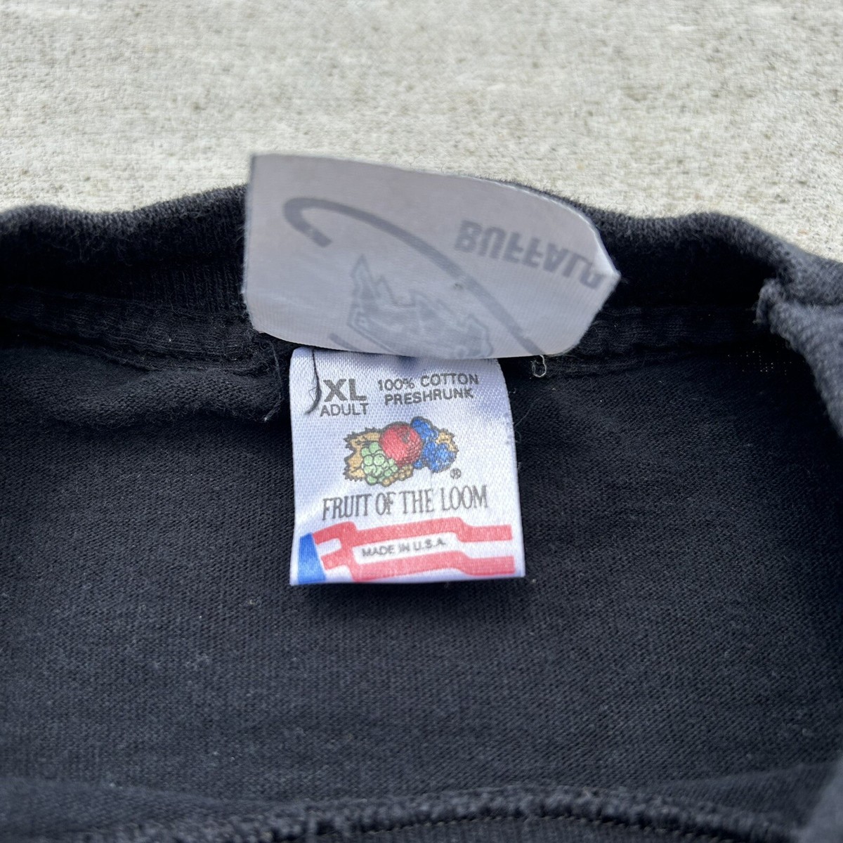 Vintage 90s Biker T-shirt Sz XL All Over Print Motorcycle