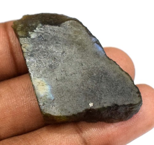 Lastra Grezza Di Labradorite Arcobaleno Lucida Naturale Del Madagascar - Picture 44 of 57