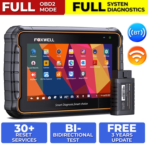 2025 Profi KFZ Foxwell GT60 Diagnosegerät Auto OBD2 Scanner TPMS DPF ALLE SYSTEM