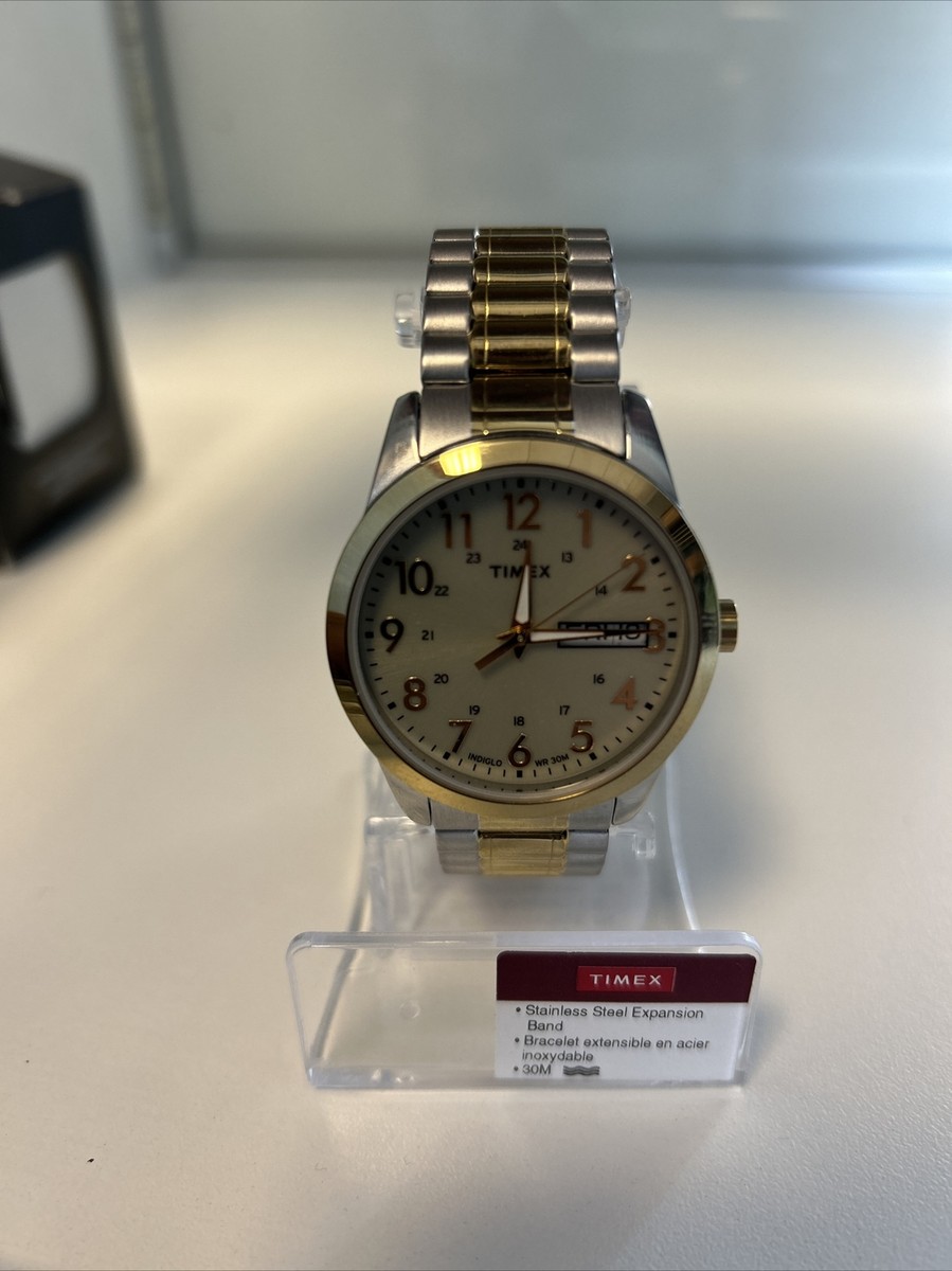 Timex stainless steel expansion band sales