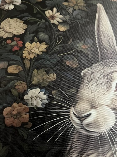 Fuchs Hirsch Hase Hase Kunstdruck A3 Vintage traditionelles Kunstwerk Art Deco Druck X3 - Bild 5 von 10