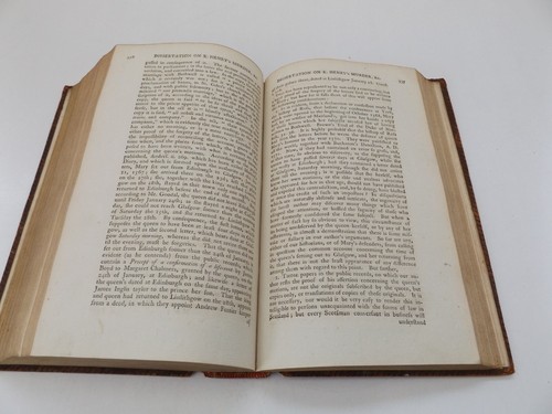 1791 Robertson's HISTORY of SCOTLAND Vol.1 only (of 2) 13th Ed. LEATHER BINDING - Picture 12 of 19