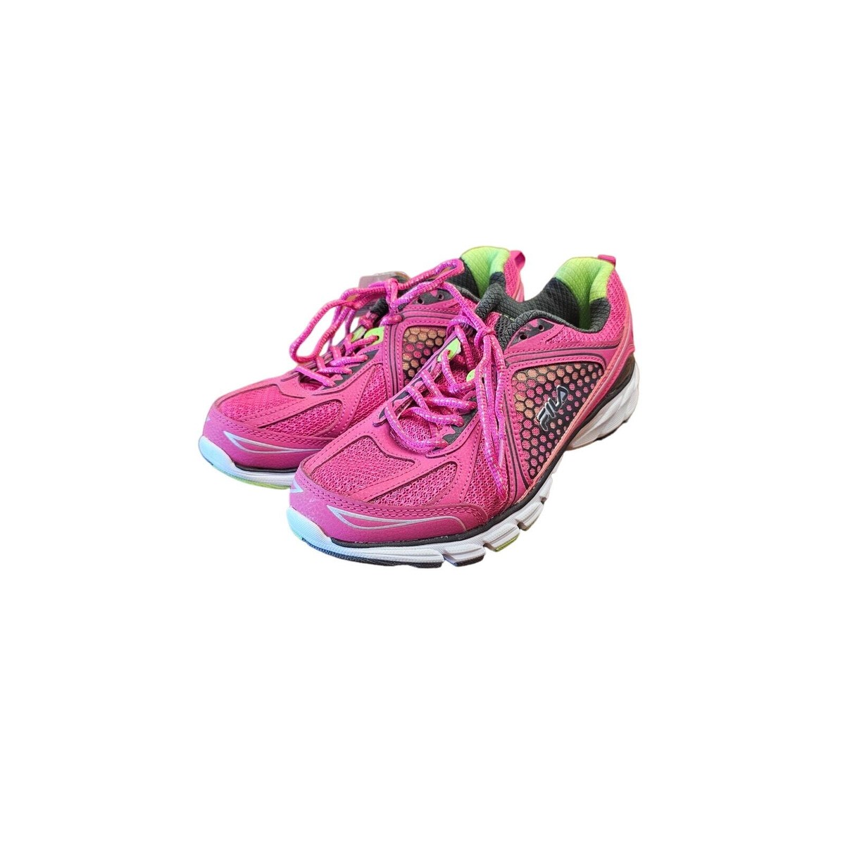 Fila DLS Foam CoolMax Running Shoes Womens Size 10 Pink/Green Brand New
