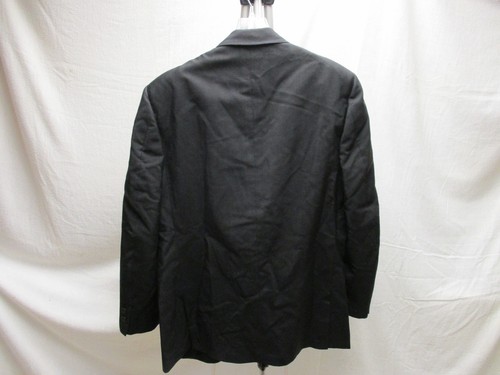 Chaqueta Deportiva Blazer Hart Schaffner & Marx Negra Lisa 42 Regular Dos Botones EE. UU. - Imagen 3 de 5