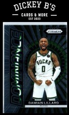 2023-24 Panini Prizm Dominance #4 Damian Lillard Milwaukee Bucks