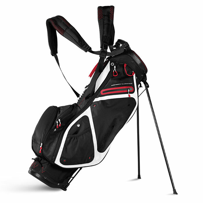 Sun Mountain 2018 3 5 Ls No Logo Stand Bag Black White Red Closeout