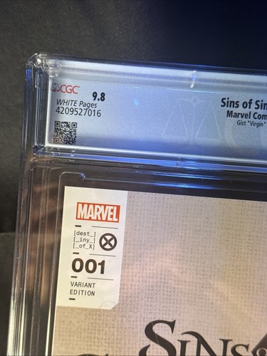 Sins Of Sinister 1 CGC 9.8 Marvel 3/23 E. M. Gist Virgin Variant Marvel #1 Nice - Picture 10 of 16