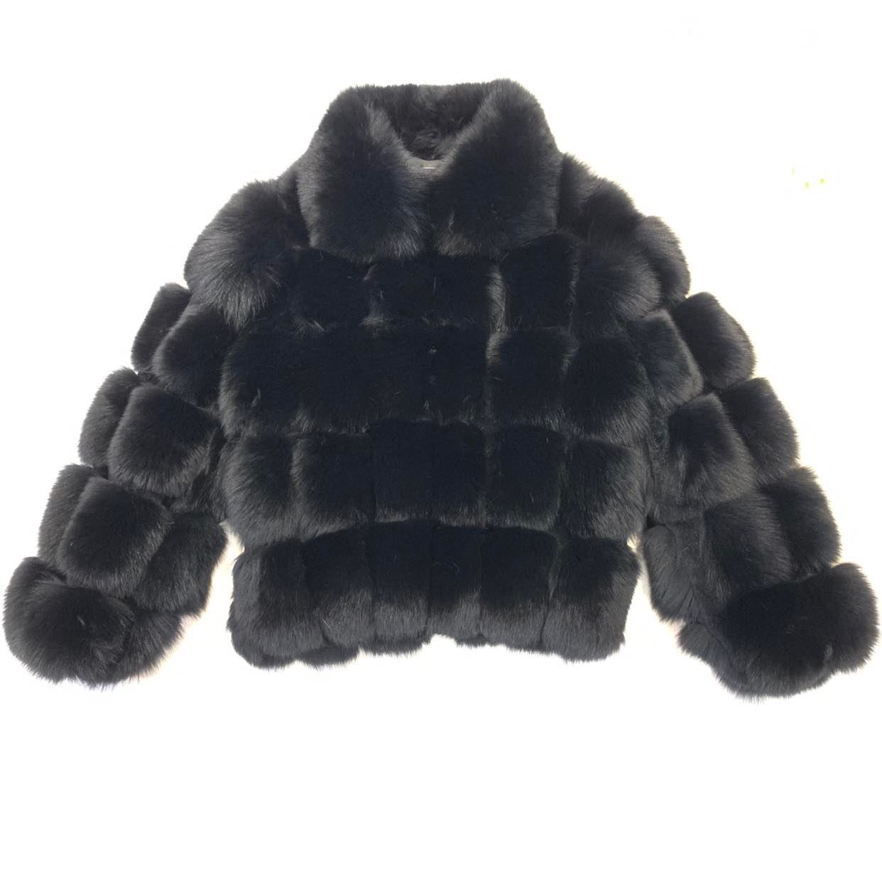 Winter Mens Real Fox Fur Coat Natural Genuine Fur Bomber Jackets ...