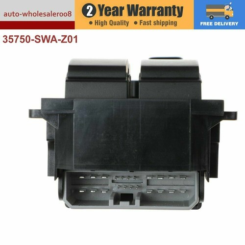 NEW Electric Master Power Window Switch 35750-SWA-Z01 For Honda CR-V 2007-2010 - Foto 7 di 7