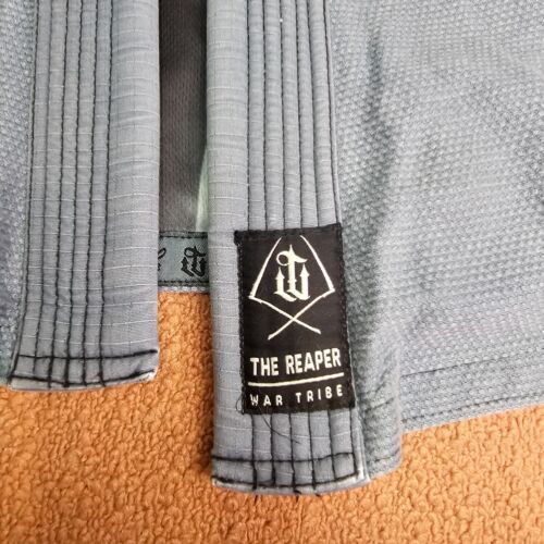 War Tribe Gi Women W2 The Reaper Blue Jiu Jitsu Gi W2 Kimono Only MMA S6h - Bild 5 von 10