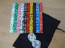 Lot of 100 Assorted Colored 16mm Dice 10 Colors D6 Casino Gaming