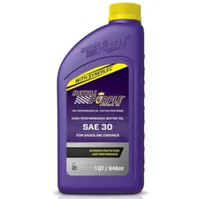 Royal Purple SAE 30 Straight Grade High Performance Motor Oil 1 Quart Bottle