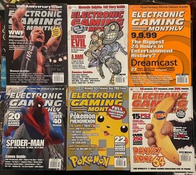 EGM Electronic Gaming Monthly 1999 COMPLETE YEAR - Issues #114-125  Dreamcast