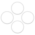  1 Set Pressure Cooker Sealing Gasket - Replacement Silicone Rings For 5l/6l