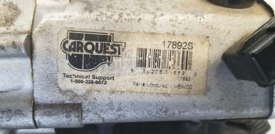 03 DODGE RAM 3500 5.9L DIESEL CARQUEST STARTER MOTOR - Image 4 of 4