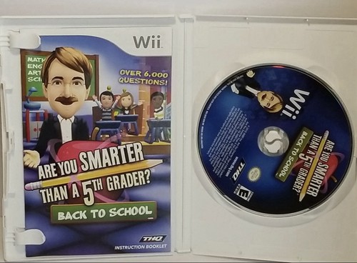 Are You Smarter Than a 5th Grader: Back to School - Nintendo Wii Complete - Picture 3 of 3