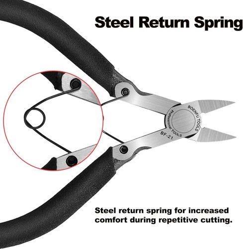 Cortadoras al ras de precisión cortes de alambre para modelismo electrónico fabricación de joyas - Imagen 6 de 10