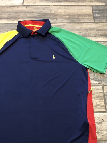 Polo Ralph Lauren Performance Color Block Men’s 2XL Big & Tall Moisture Wicking - Picture 5 of 7