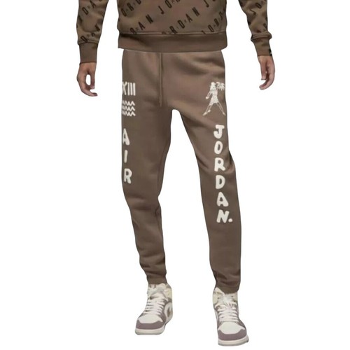 Jordan 2-teiliger Jumpman Jogginganzug Herren Gr. XL passender Mokka Braun Trainingsanzug Neu mit Etikett - Bild 7 von 12