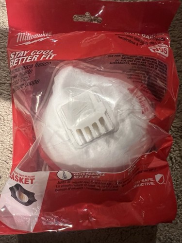 Milwaukee N95 Ventil-Atemschutzmaske - 50-73-4000 7er Pack NEU