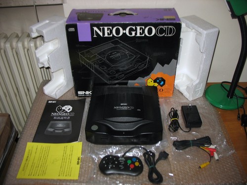 BOXED SNK NEO GEO CD TOP LOADING CONSOLE JAP IMPORT
