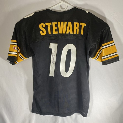Vintage 90s Champion Pittsburgh Steelers Kordell Stewart Signed Jersey Size 48 - Picture 1 of 12