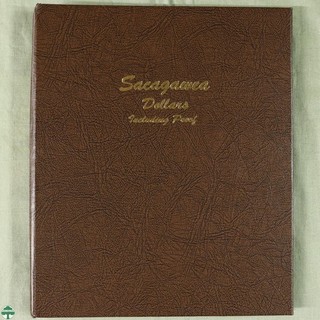 Dansco Album 8183 Sacagawea Dollars w Proofs 2 Pages Used