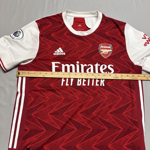 CAMISETA DE FUTBOL LOCAL ARSENAL ADIDAS 2020/2021 #14 AUBAMEYANG TALLA GRANDE - Imagen 13 de 17