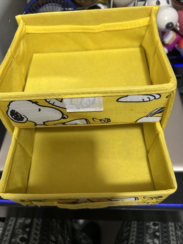 Snoopy gelb faltbare Aufbewahrungsschublade - Bild 2 von 8