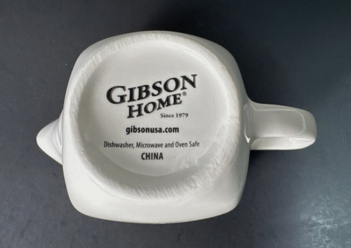 Jarra crema cerámica blanca Gibson Home 8 oz vajilla moderna China - Imagen 8 de 12