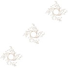  3 Pieces Deko Kranz Künstlicher Kranzmaking -Vorräte Kleine Kränze